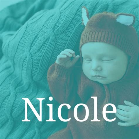 nicole namenstag|Nicole Name mit Bedeutung, Herkunft und mehr